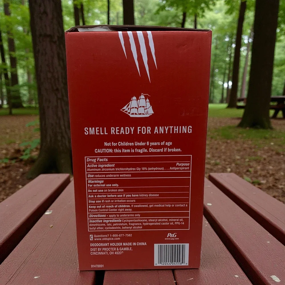 NEW Old Spice Bearglove Collectible Figurine Stick Deodorant Holder Sealed Box